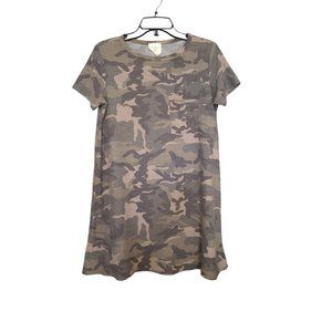 Harper Heritage Women's Short Sleeve Shirt Dress Size Small Camouflage